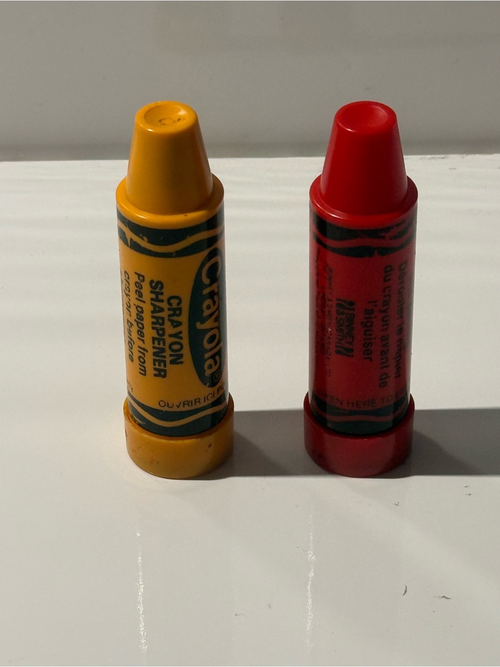 Vintage Crayola Crayon Sharpener Set Of Two (1978 & 1990) – Binney And Smith